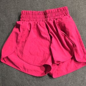 Vibrant Pink Women's Athletic Shorts